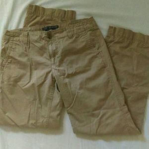 GAP beige straight fit khaki pants
